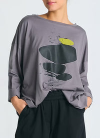 Planet Hot Rocks Boxy T