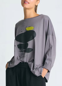 Planet Hot Rocks Boxy T