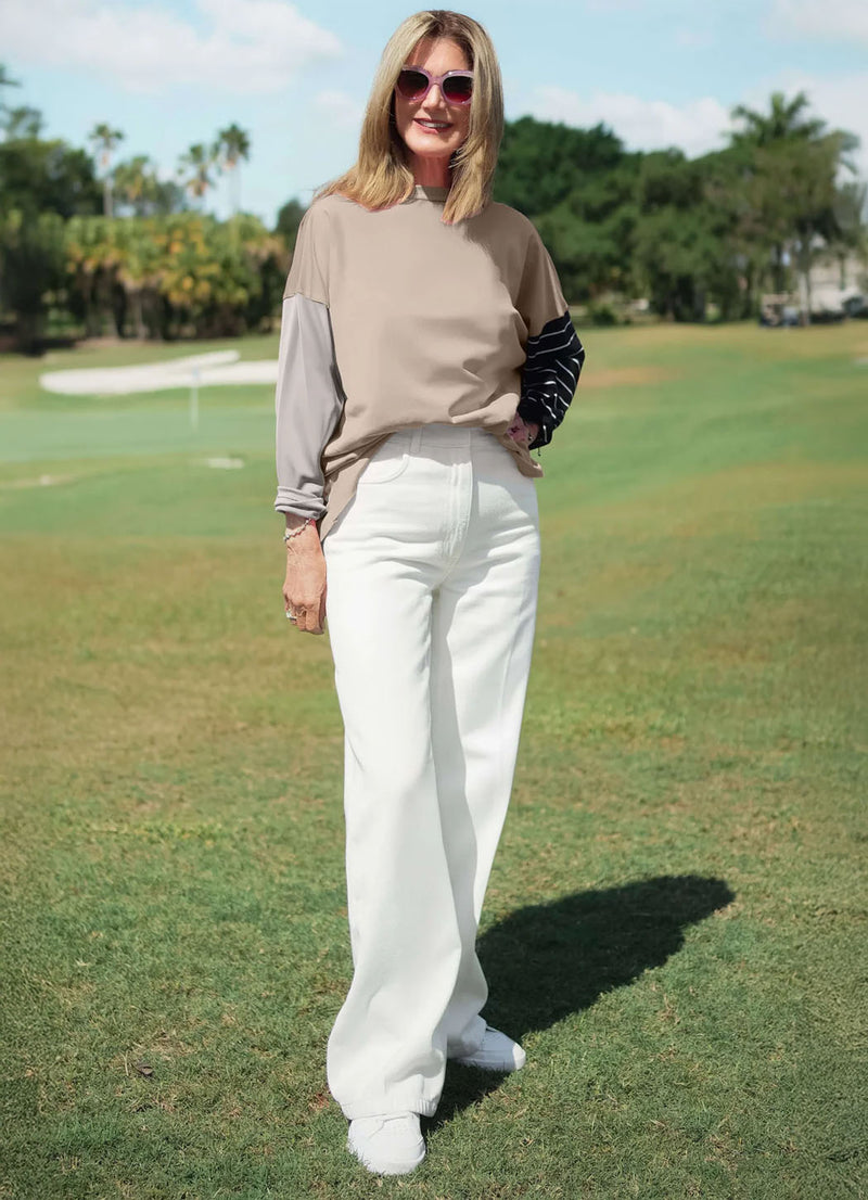 Planet Mixed Media Tee