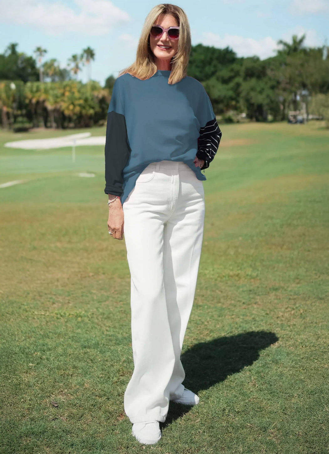 Planet Mixed Media Tee