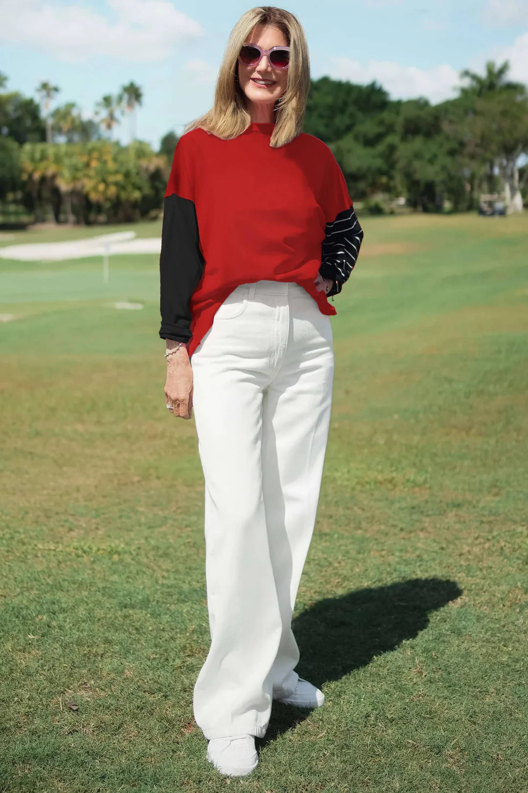 Planet Mixed Media Tee