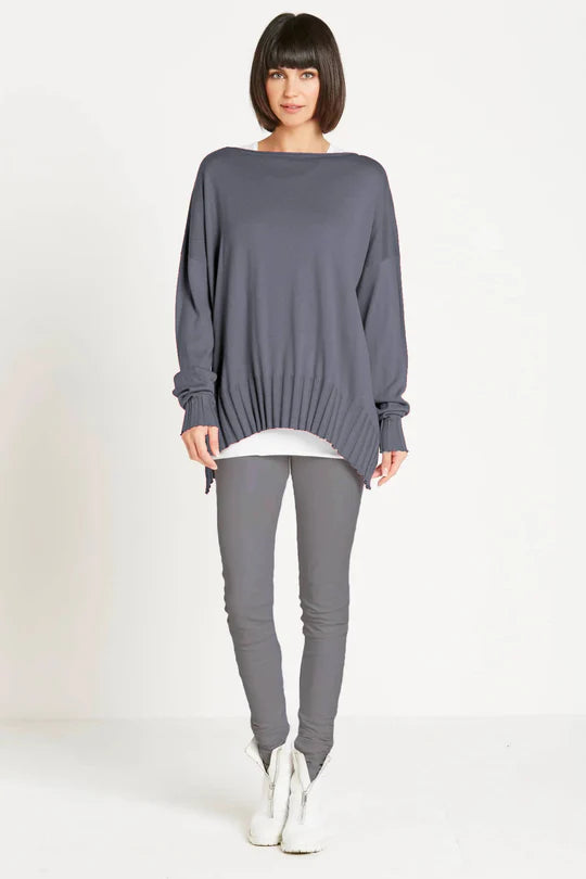 Planet Boatneck Rib Sweater
