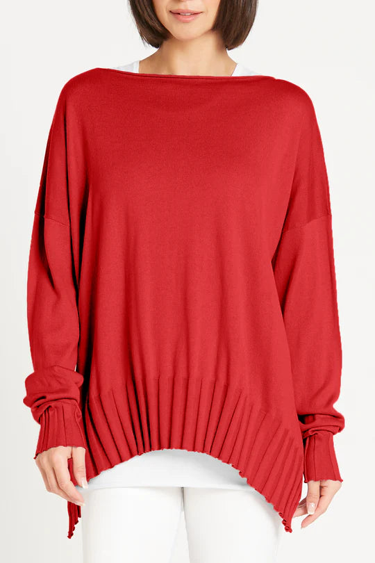 Planet Boatneck Rib Sweater