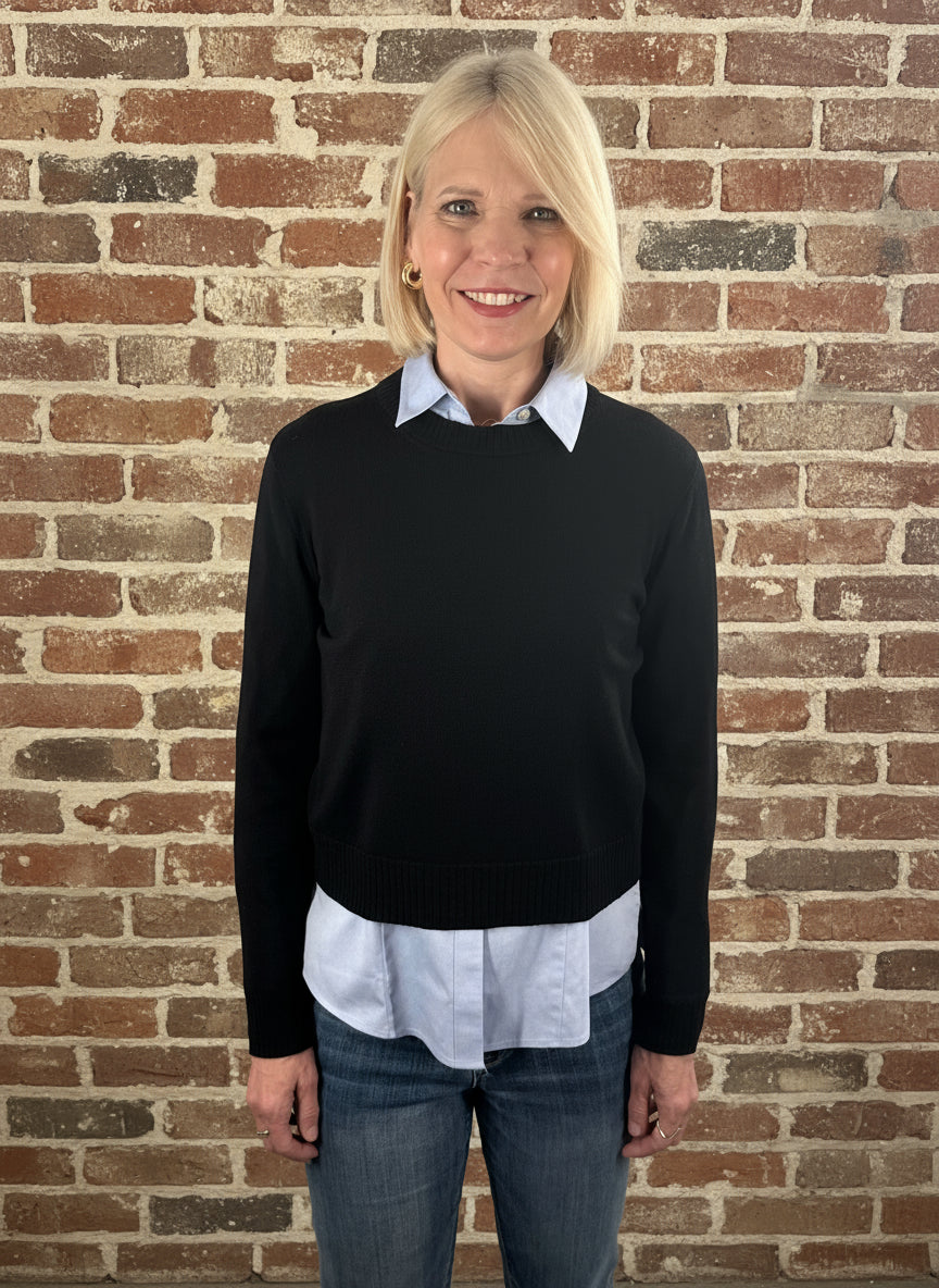 Alashan Cashmere Merino Dana Shrunken Crew