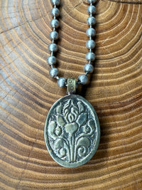 Belle Via Jewelry One-Of-A-Kind Exclusive Lapis Stone Necklace