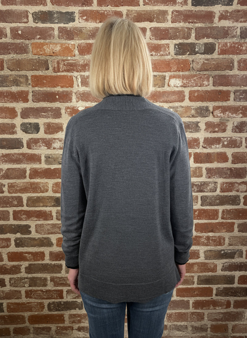 Alashan Cashmere Merino Emerson Long Open Cardigan