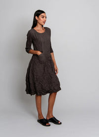 Alquema 3/4 Sleeve Smash Dress