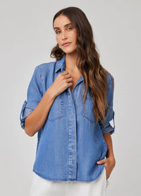 Bella Dahl Split Back Button Down