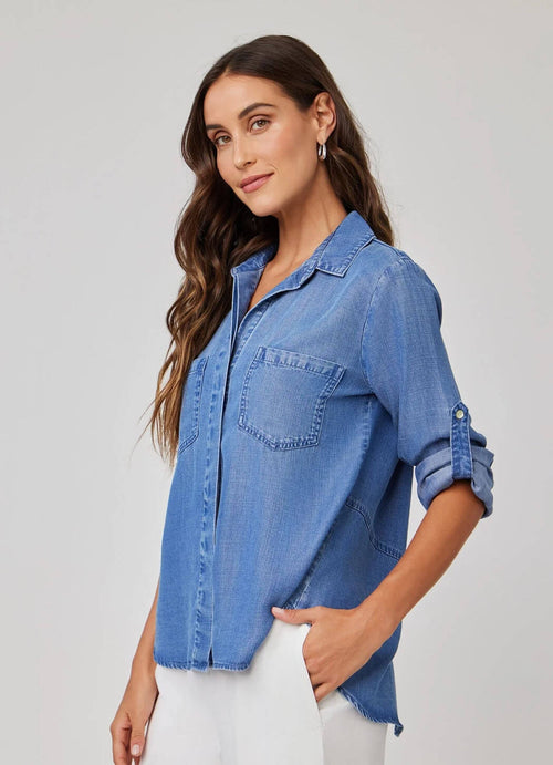 Bella Dahl Split Back Button Down