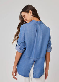 Bella Dahl Split Back Button Down
