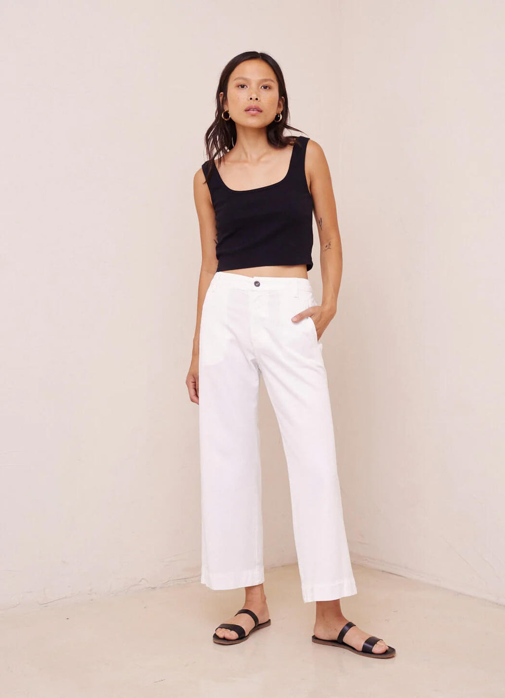 Bella Dahl Claire Welt Pocket Crop Pants