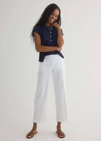 Bella Dahl Catalina-Clean Front Wide Leg Crop