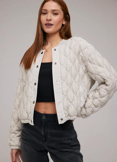 Bella Dahl Welt Pocket Bomber Jacket