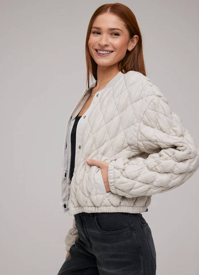 Bella Dahl Welt Pocket Bomber Jacket