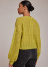 Bella Dahl V Neck Cropped Sweater