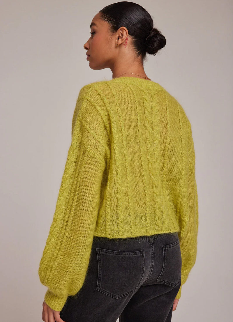 Bella Dahl V Neck Cropped Sweater