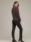 Bella Dahl V-Neck Cable Sweater
