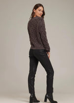 Bella Dahl V-Neck Cable Sweater