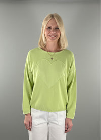 Cotton Lani Heart Sweatshirt