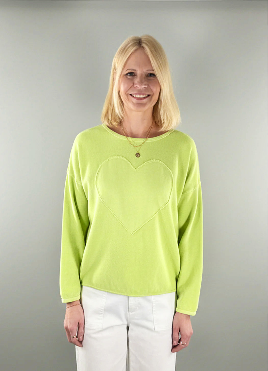 Cotton Lani Heart Sweatshirt
