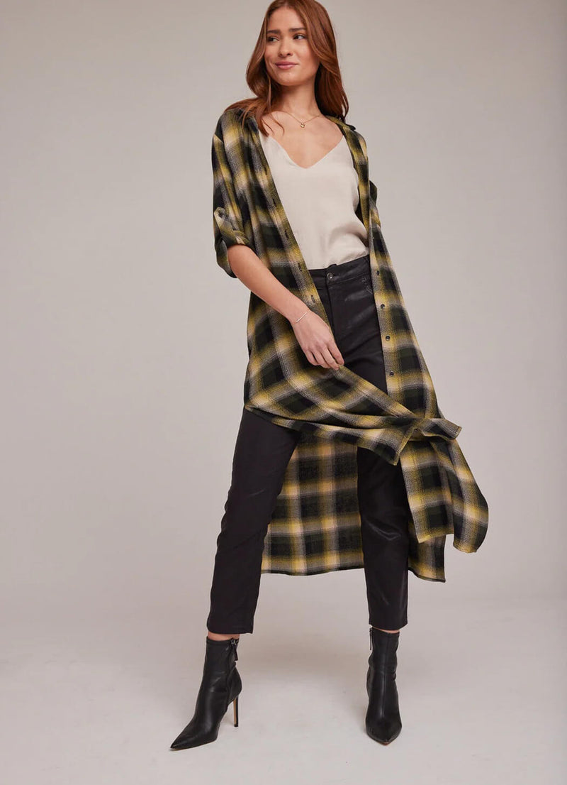 Bella Dahl Rolled Sleeve Duster Dress