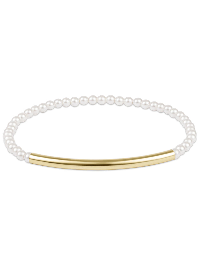 Enewton Bliss Bar Smooth Pearl 3mm Bracelet