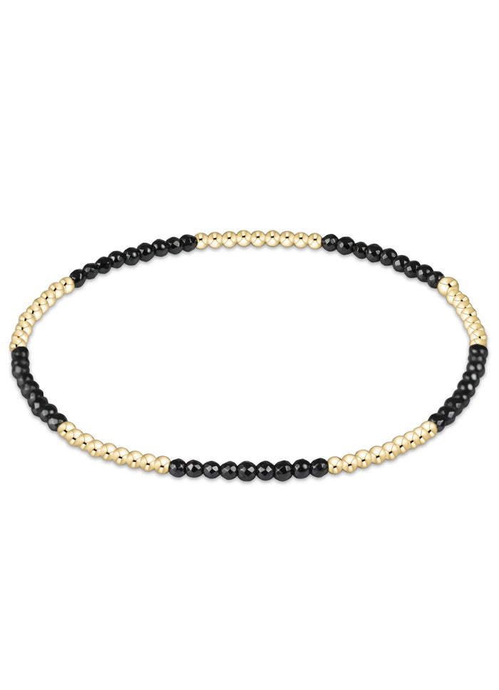 Enewton Blissful Pattern - 2mm Bead Bracelet - Faceted Hematite