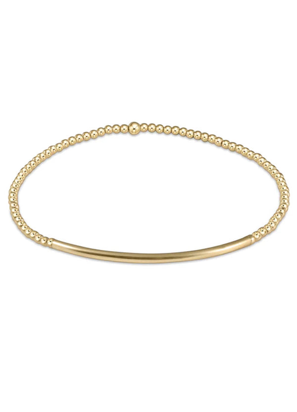 Enewton Classic Gold 2mm Bead Bracelet - Bliss Bar Gold