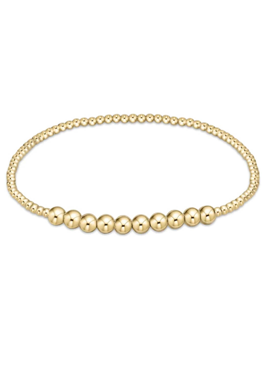 Enewton Classic Gold Beaded Bliss 2mm Bead Bracelet - 4mm Gold