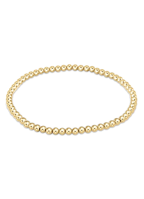 Enewton Classic Gold 3mm Bead Bracelet - Gold