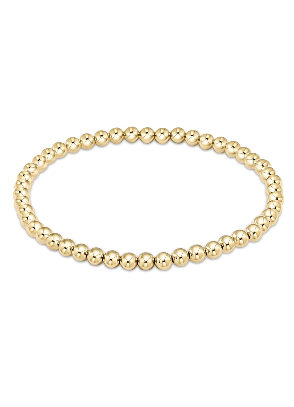 Classic Gold 4mm Bead Bracelet main image 0