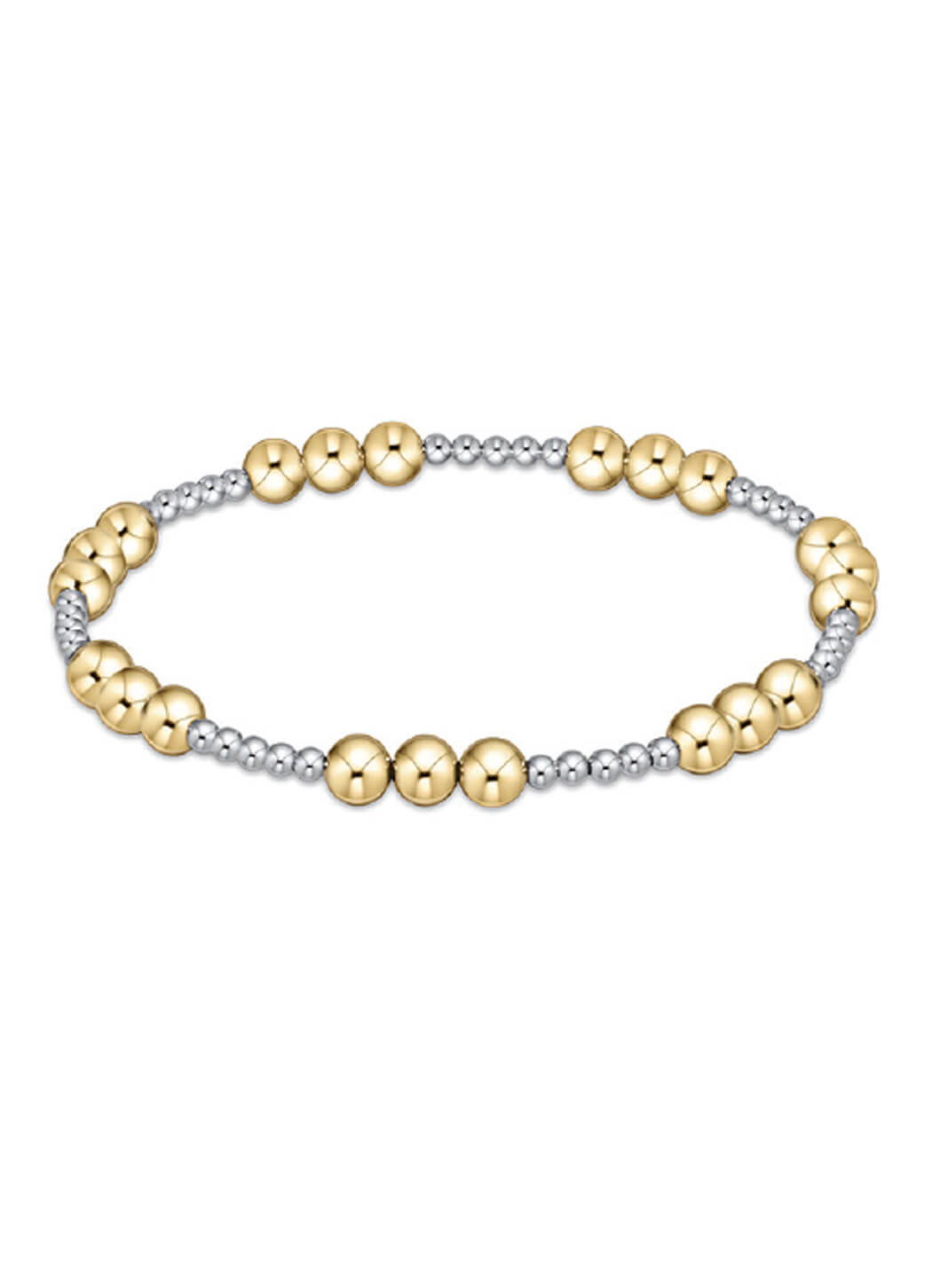 Enewton Classic Joy Pattern 5mm Bead Bracelet - Mixed Metals