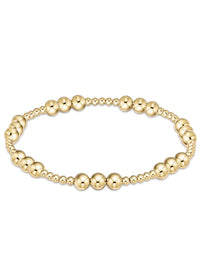 Enewton Classic Joy Pattern 5mm Bead Bracelet - Gold