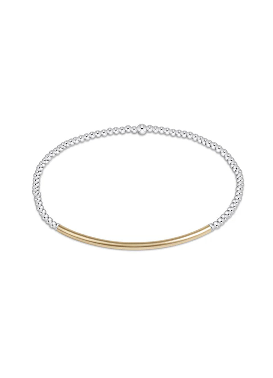Enewton Classic Sterling Mixed Metal 2mm Bead Bracelet