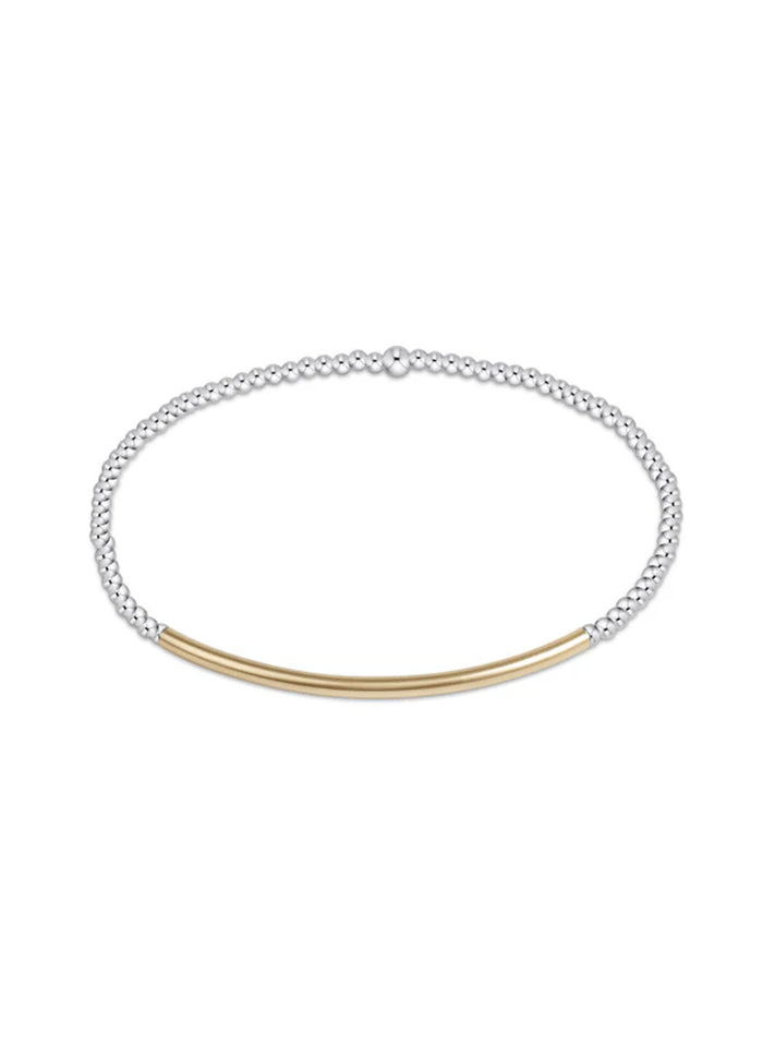 Enewton Classic Sterling Mixed Metal 2mm Bead Bracelet