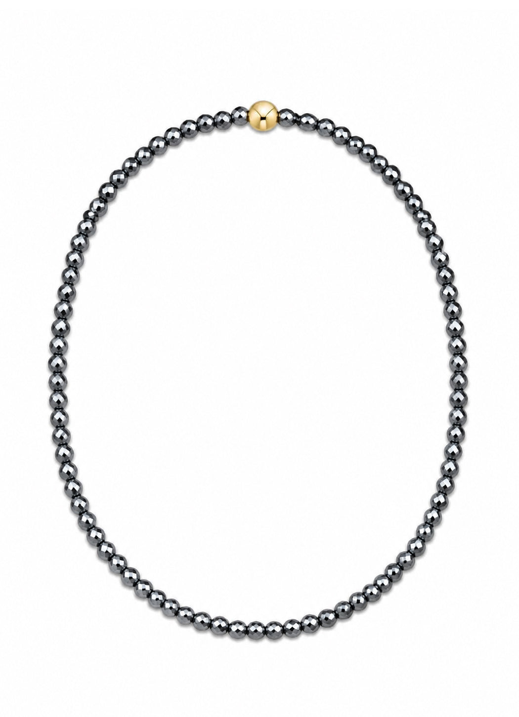 Enewton Extends - Faceted Hematite 2mm Bead Bracelet
