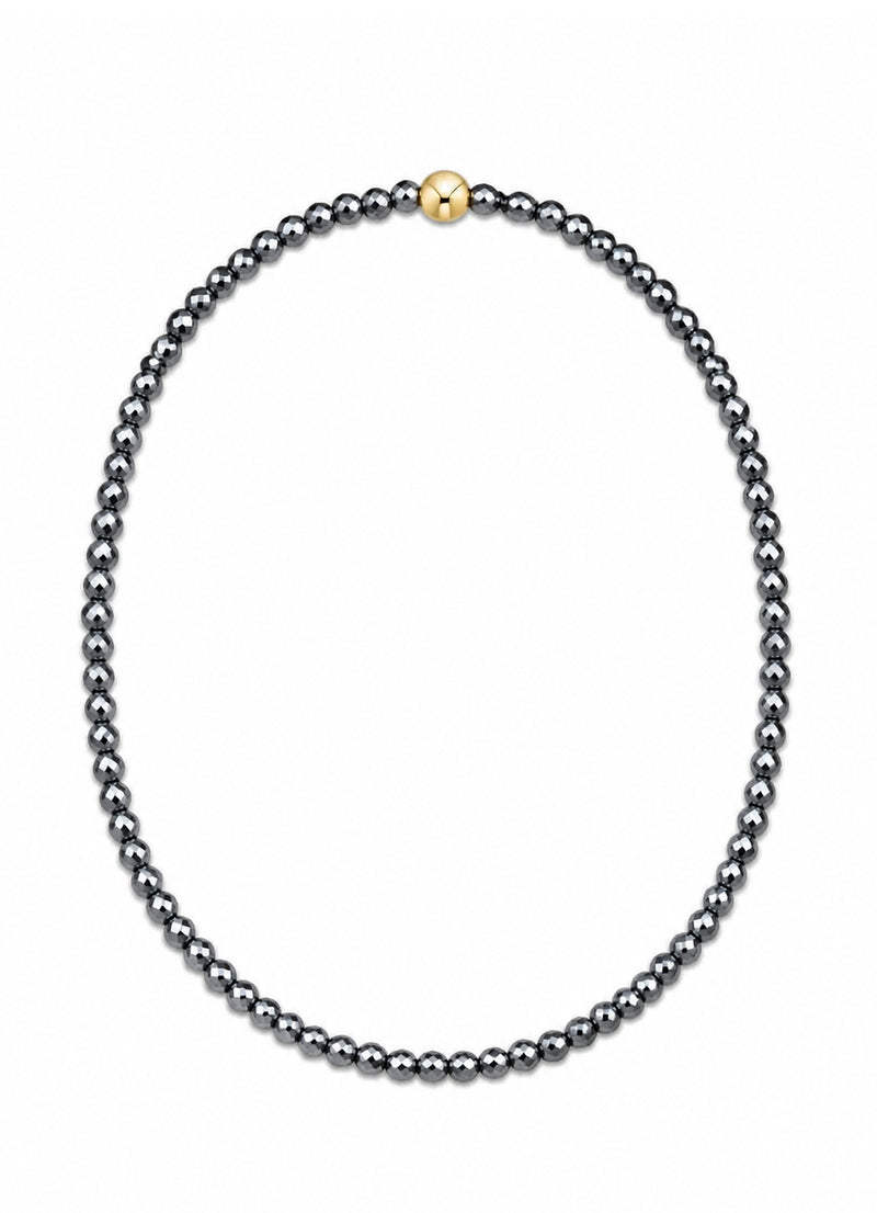 Enewton Extends - Faceted Hematite 2mm Bead Bracelet