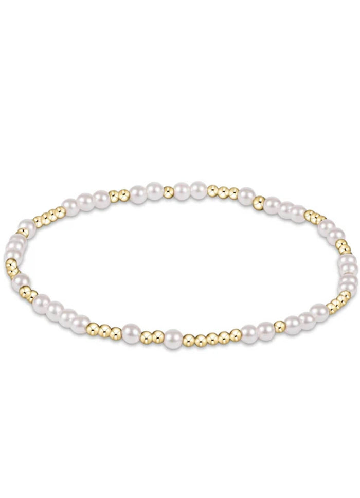 Enewton Extends - Hope Unwritten 3mm Bead Bracelet - Pearl
