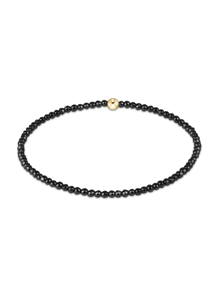 Enewton Extends - Faceted Hematite 2mm Bead Bracelet