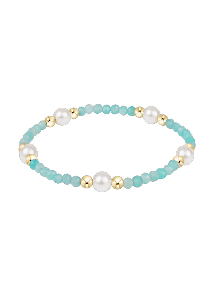 Enewton Purpose Pearl 6mm Gem Bracelet -  Amazonite