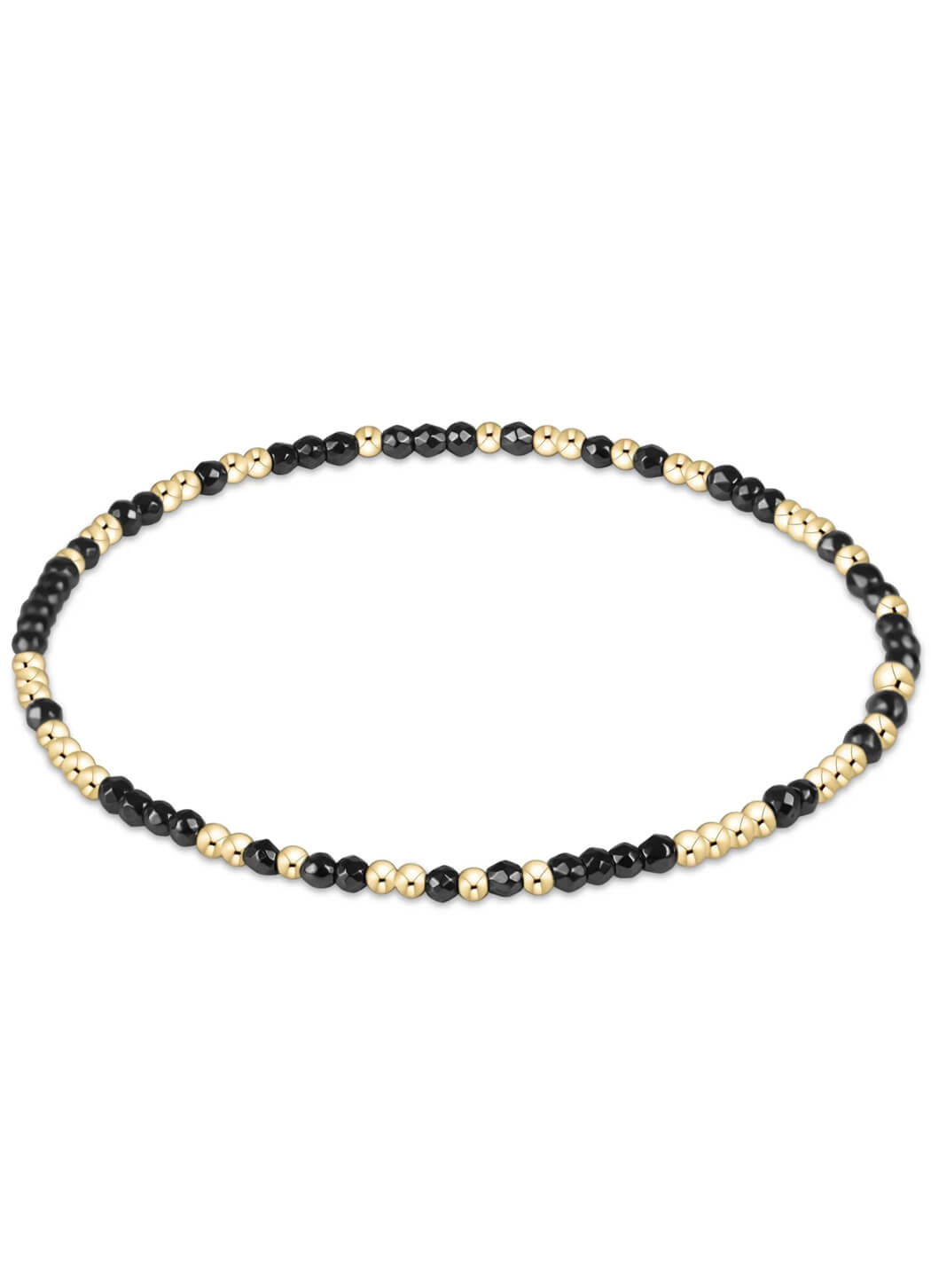 Enewton  -  Hope Unwritten Faceted Hematite 2mm Bead Bracelet