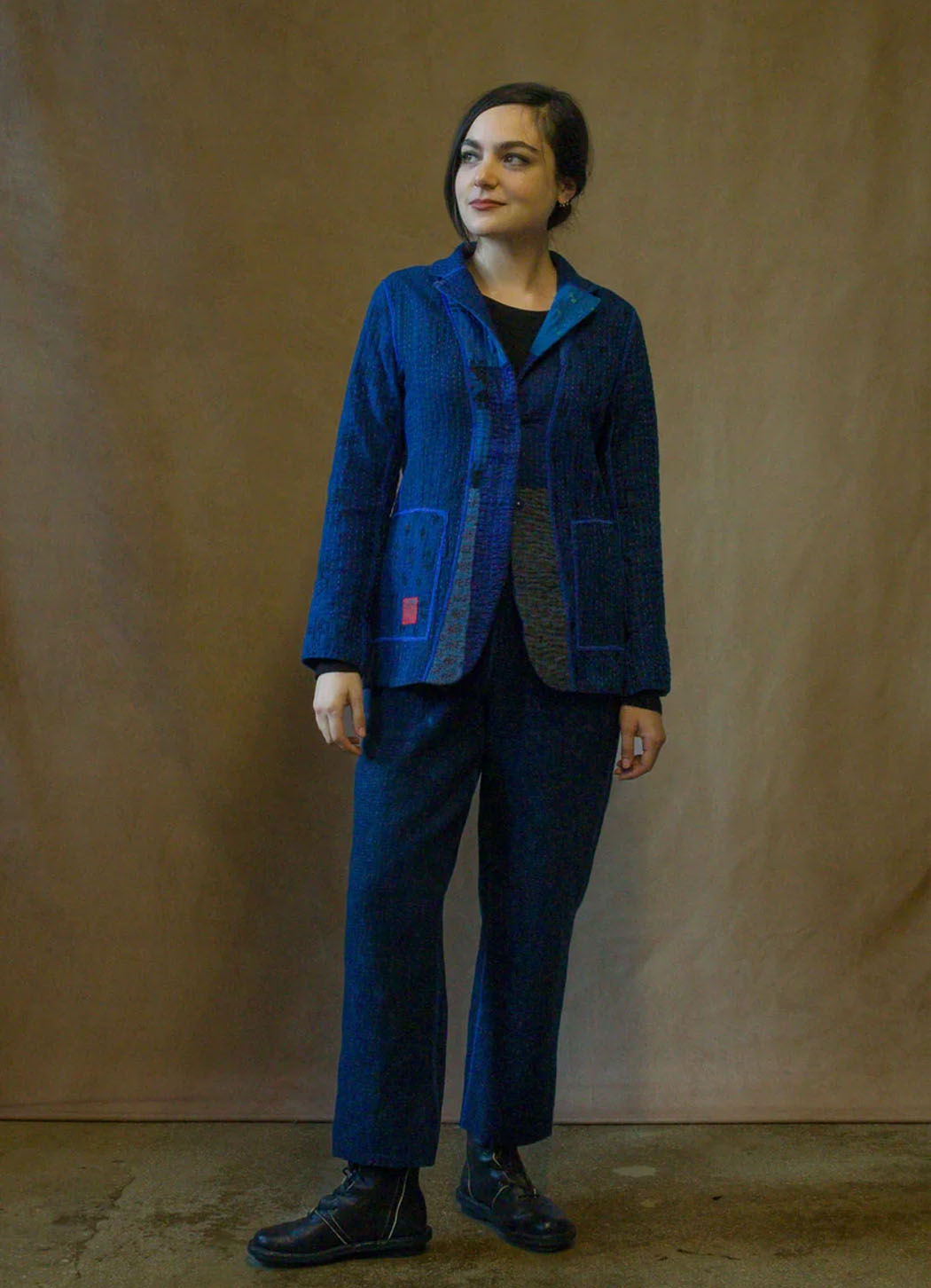 Mieko Mintz Patch Kantha Basic Jacket