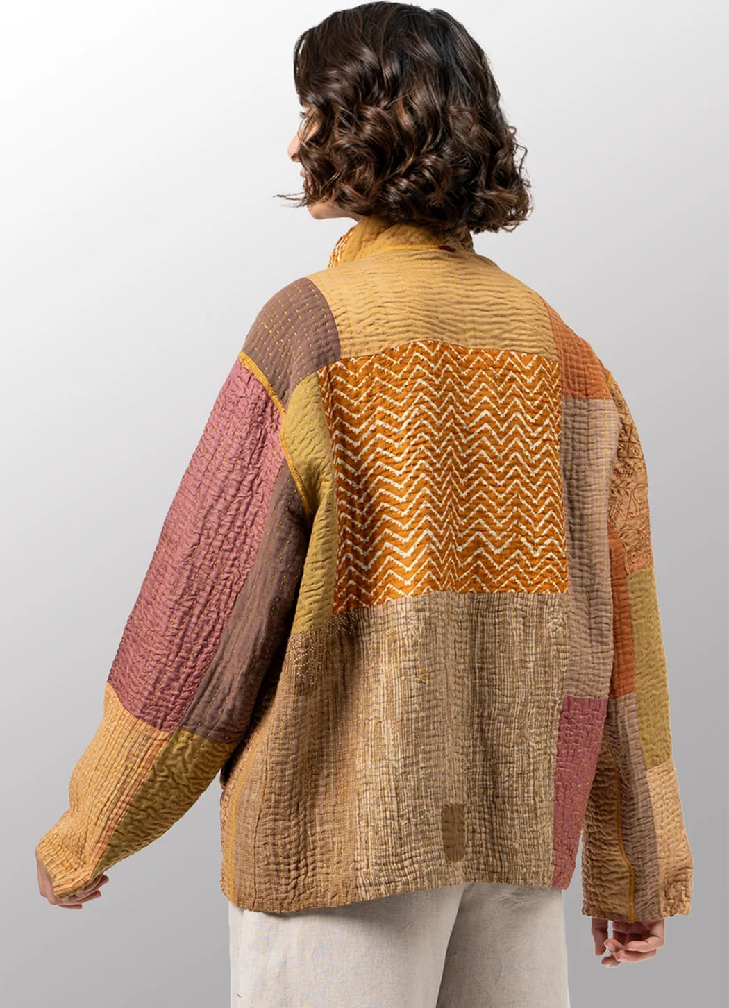 Mieko Mintz Patch Kantha Blouson