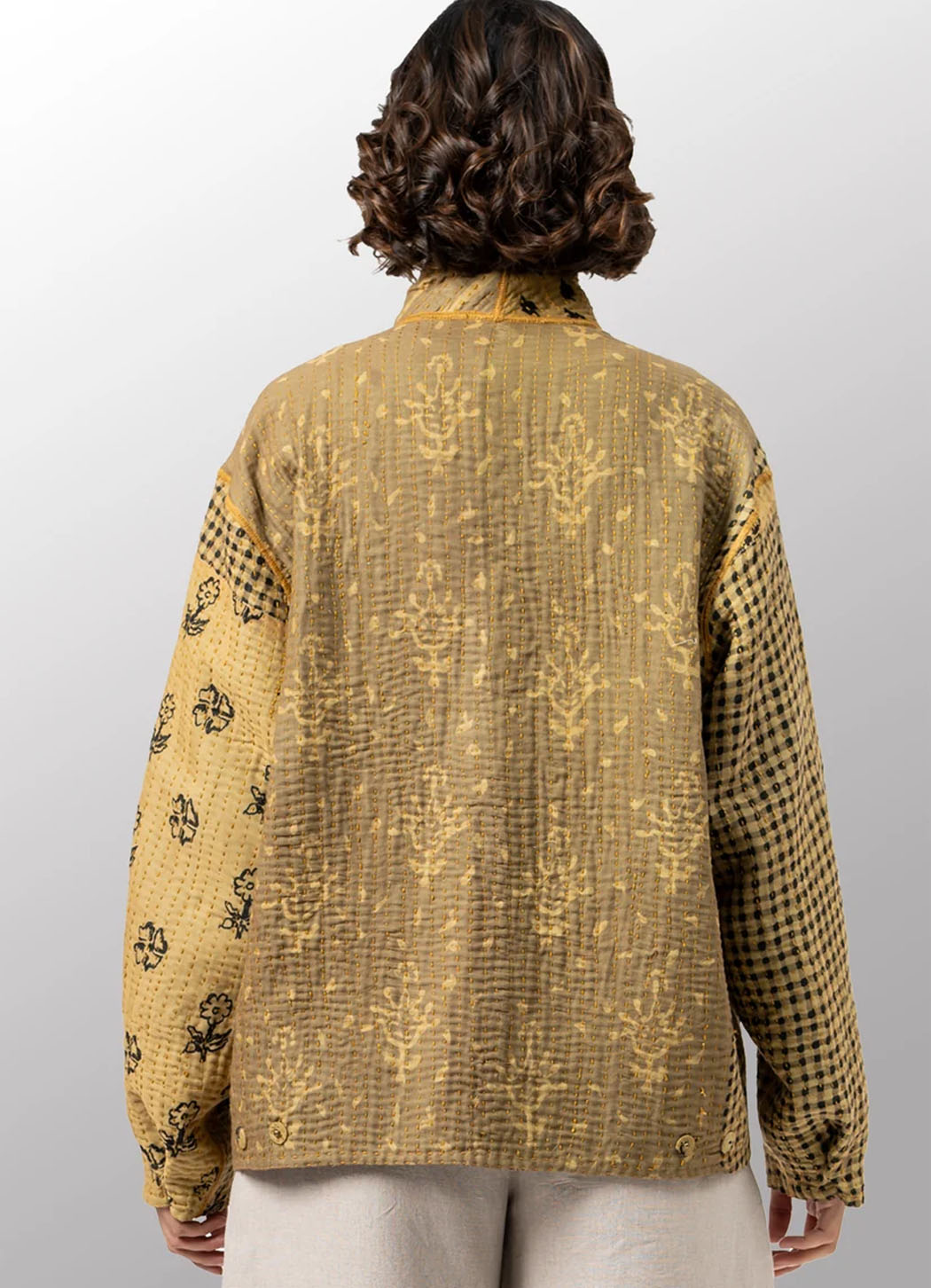 Mieko Mintz Patch Kantha Blouson