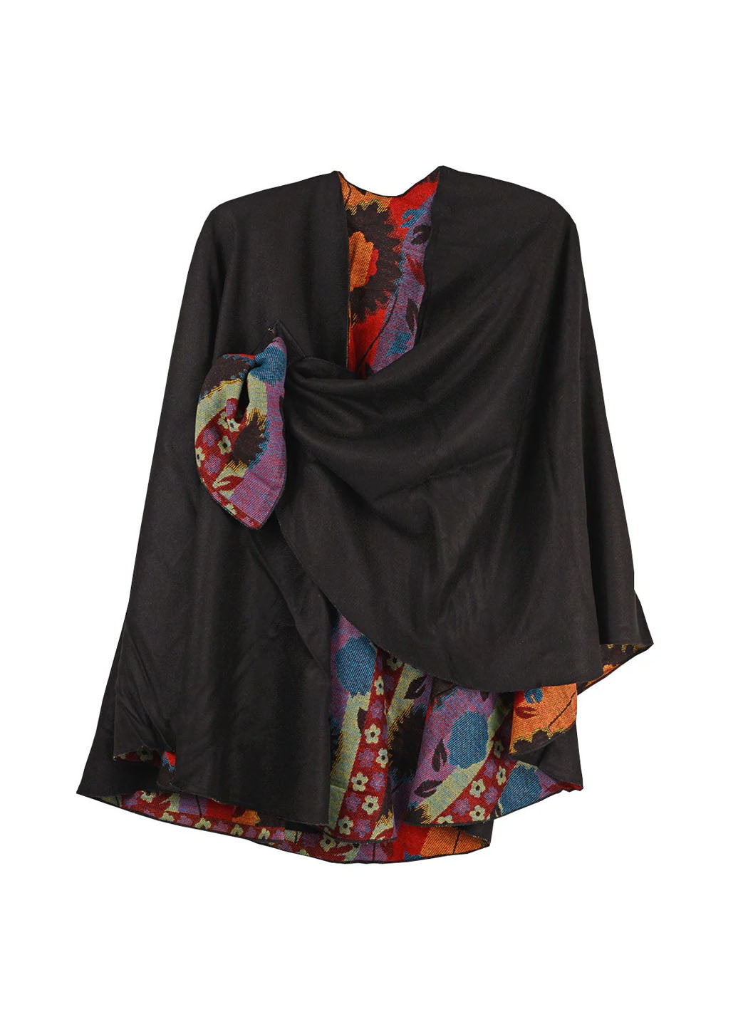 Rapti Fashion Reversible Cashmere Buckle Shawl