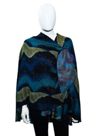 Rapti Fashion Reversible Cashmere Buckle Shawl