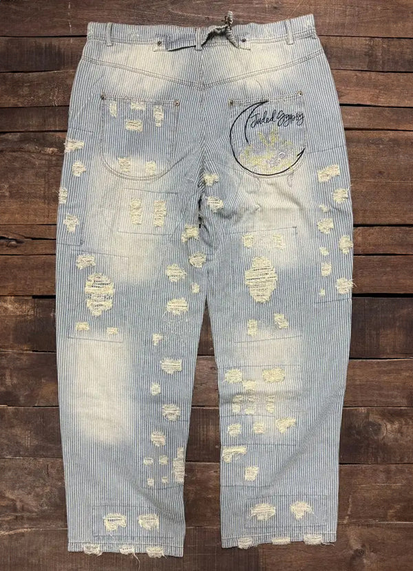 Jaded Gypsy Peace and Love Jeans