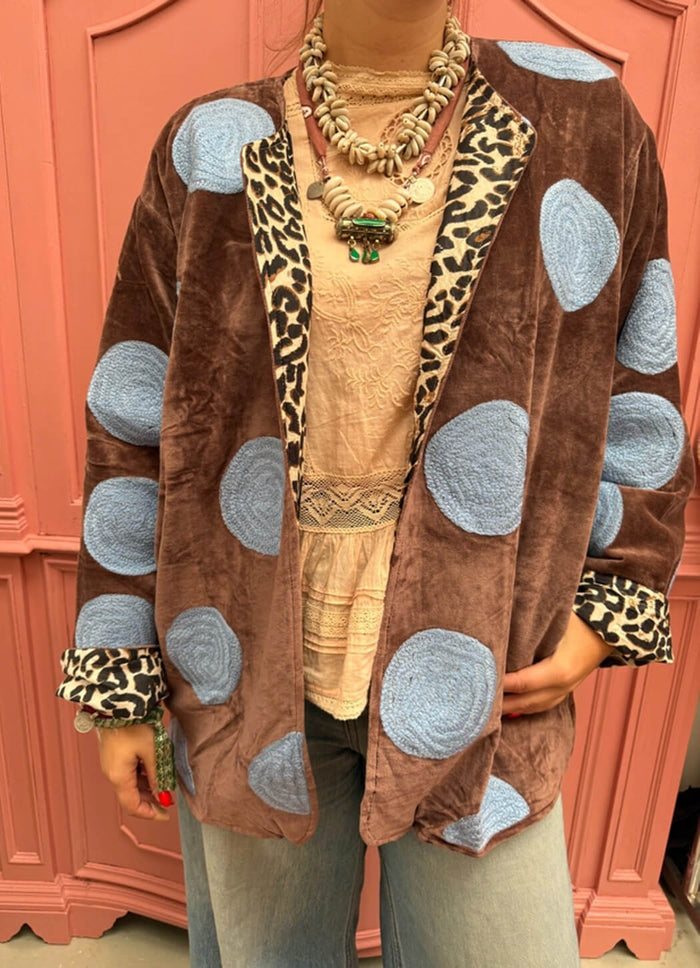 ToutVintage Blue Dot Jacket