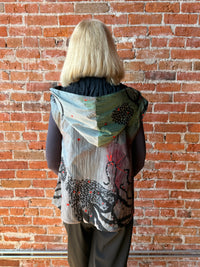 3 Potato Reversible Hooded Vest
