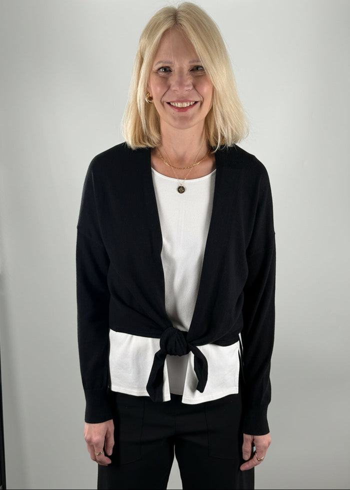 J. Society Tie Front Shrug